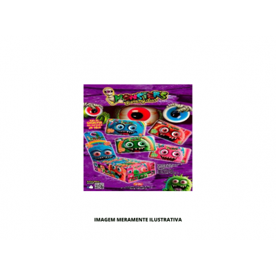 BALA GEL OLHO GUMMY DUO MONSTERS 1X15X9G